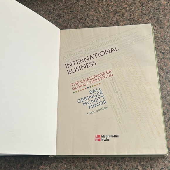 International Business: The Challenge of Global Competition, 13th Edition Book - Picture 4 of 7